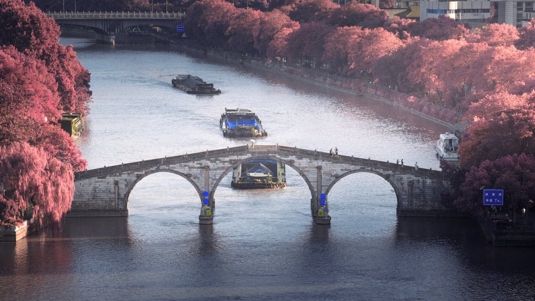 The Gongchen Bridge in Hangzhou